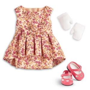 American Girl Melody’s Fancy Floral Dress & Hairstyling Set